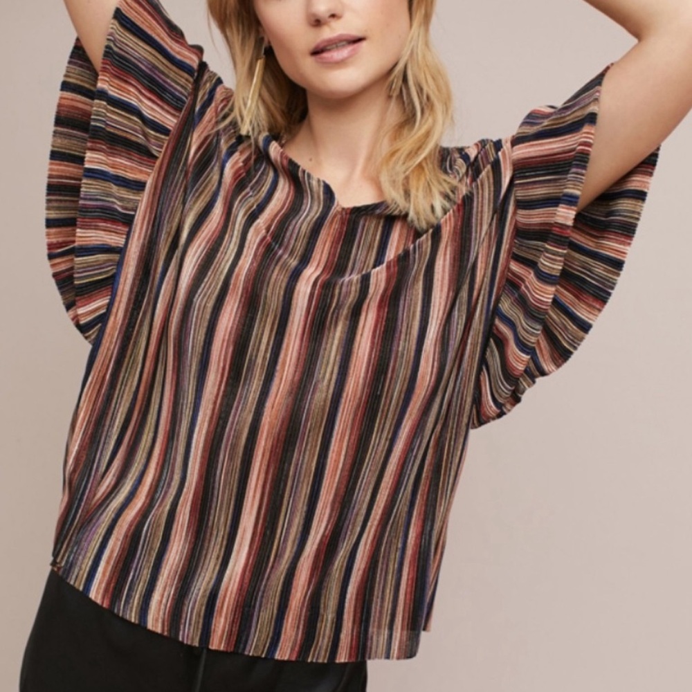 Anthro Vanessa Virginia Bienville Blouse- XL